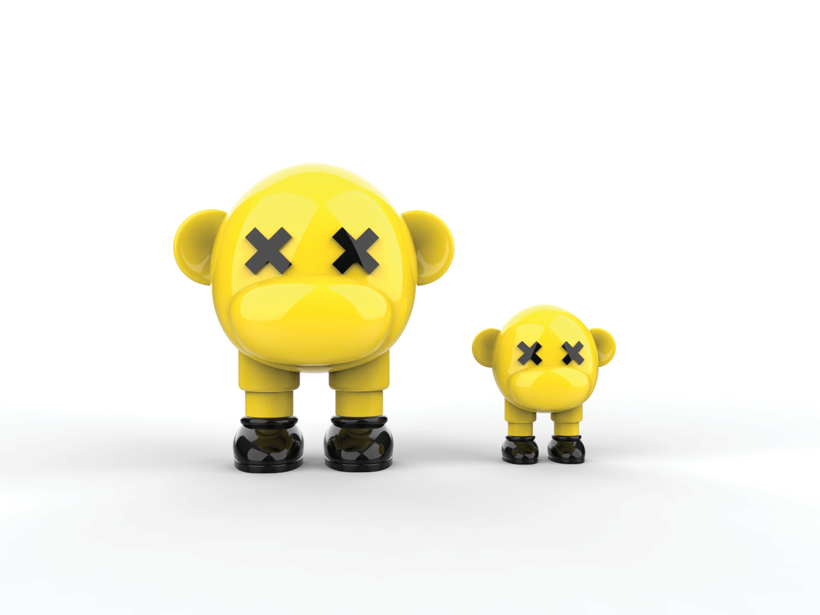 Miko negro y amarillo