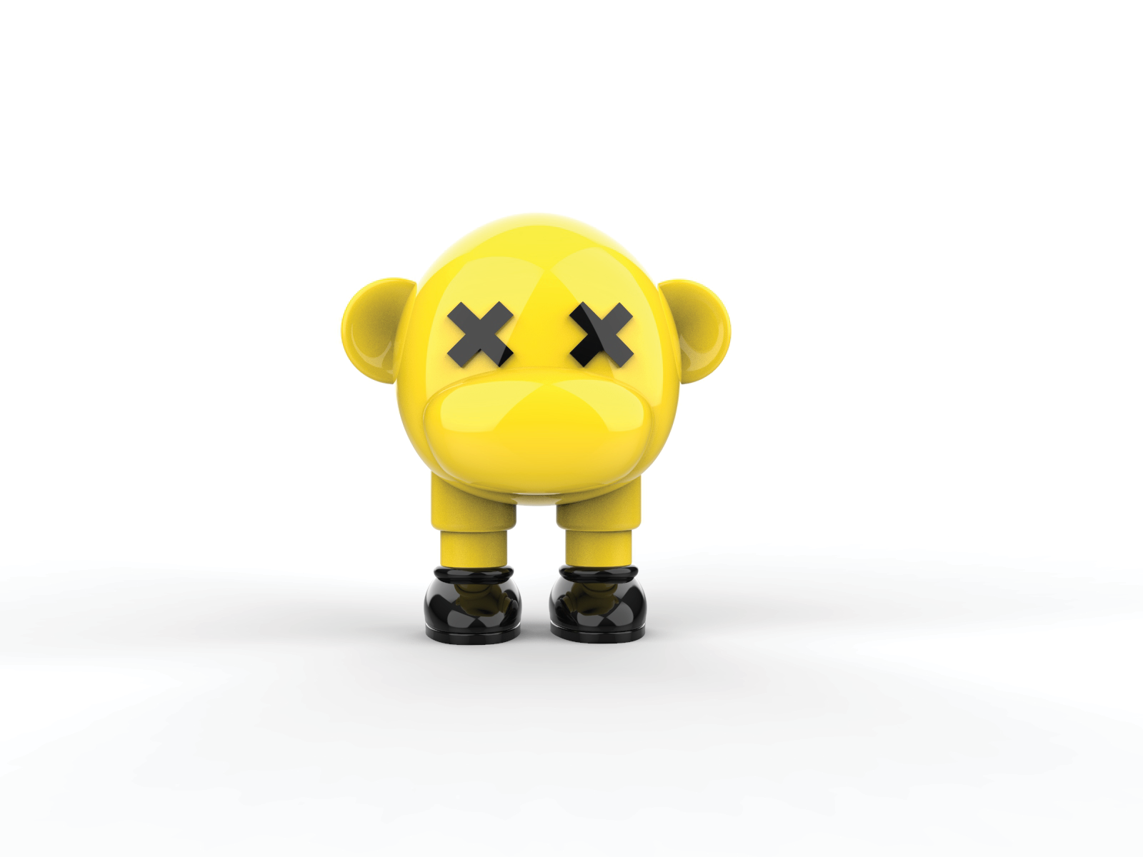 Miko negro y amarillo
